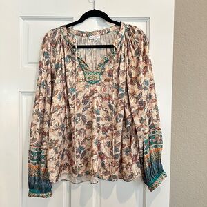 Current Air Multicolor Floral Blouse